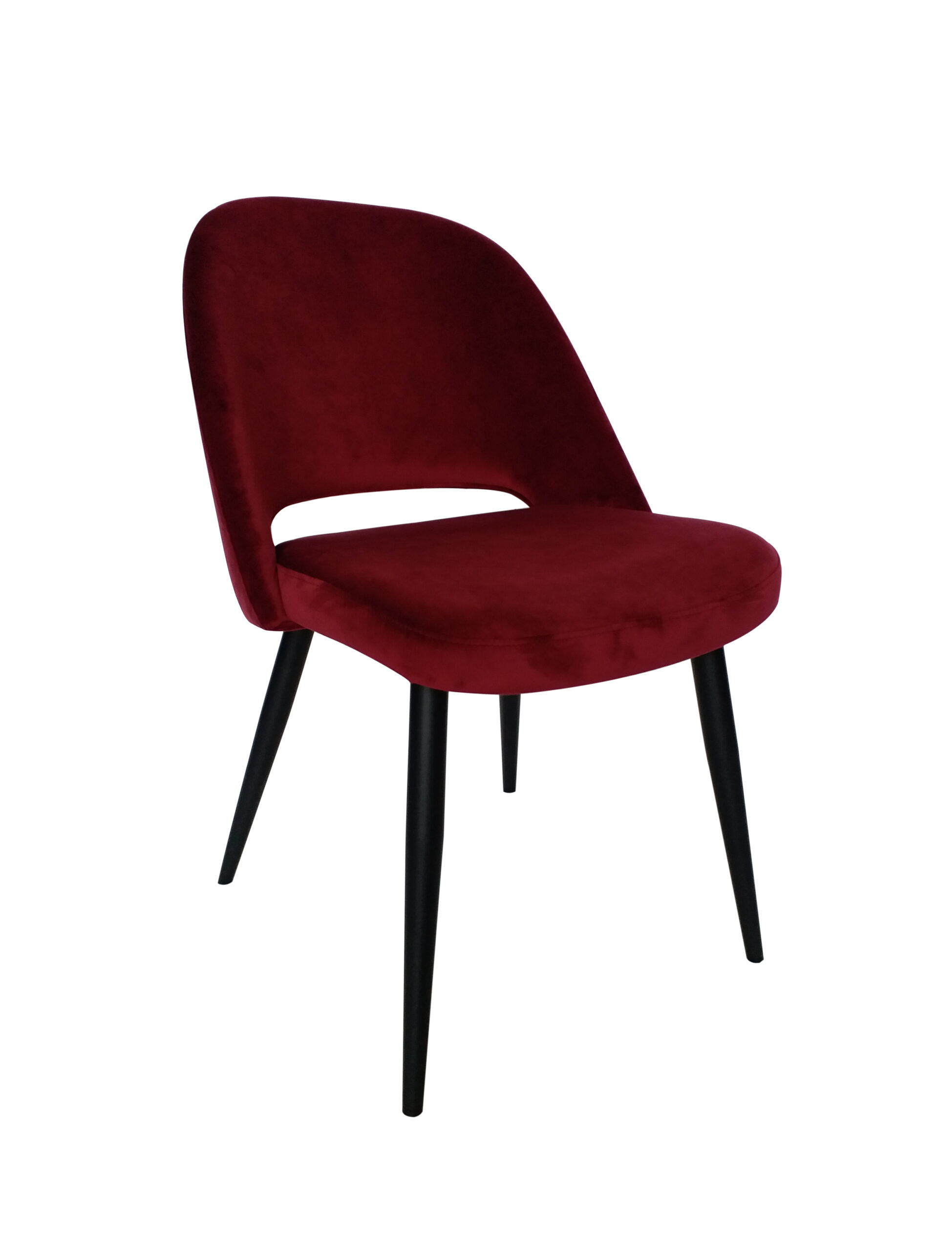 GRACE CHAIR deep ruby velvet w. black blue green rubylegs_100801950