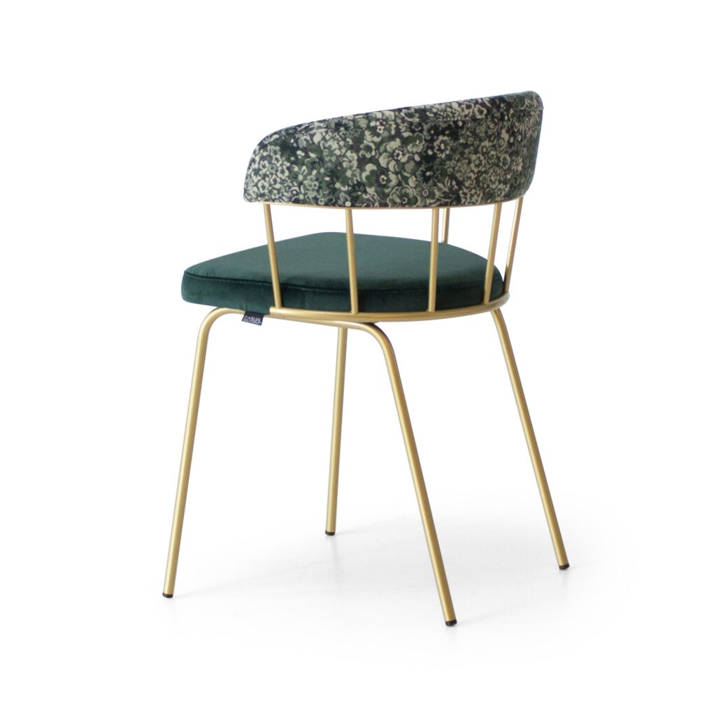 chaise restaurant yasm tissu imprimé