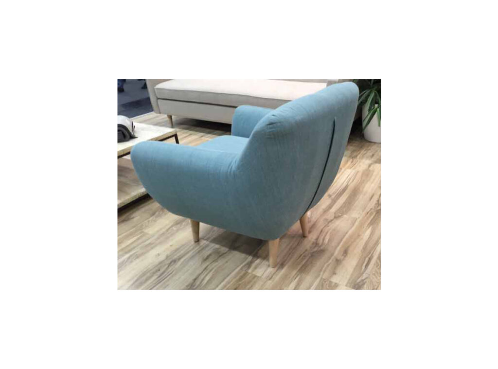 fauteuil bleu