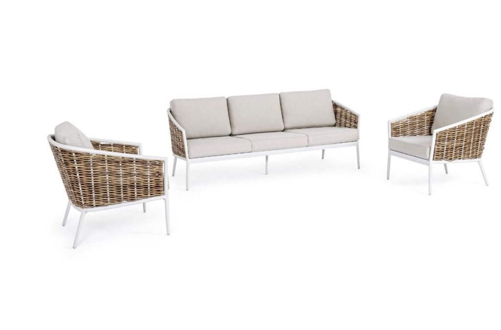 set canapé et fauteuil pour terrasse hôtel