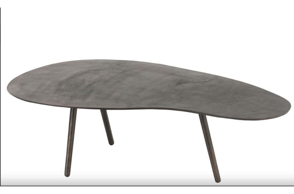 table basse métal hotel